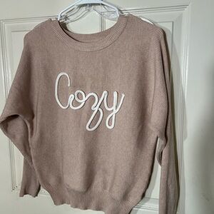 Cozy Women's Sweater in Soft Brown